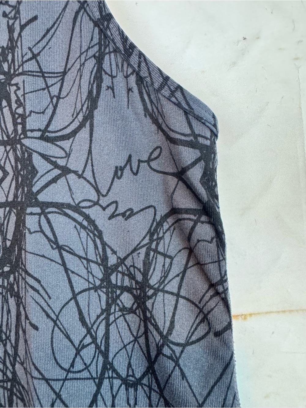 lululemon | Graffiti Pattern Racerback Tank, M - Picture 4 of 9